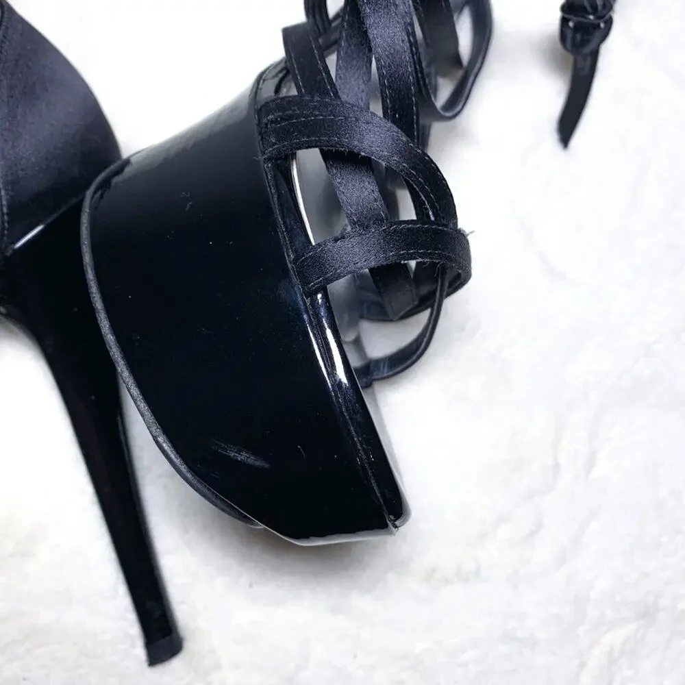 STUART WEITZMAN Strappy Platform Stiletto Heels